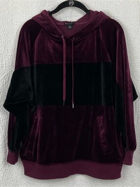 Champion Elite Women’s Velour Hoodie sz Large